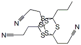 7-Propyl-2,4,6,8,9,10-hexathiaadamantane-1,3,5-tripropiononitrileStructure,57274-51-8Structure 7-Propyl-2,4,6,8,9,10-hexathiaadamantane-1,3,5-tripropiononitrile Structure,57274-51-8Structure
