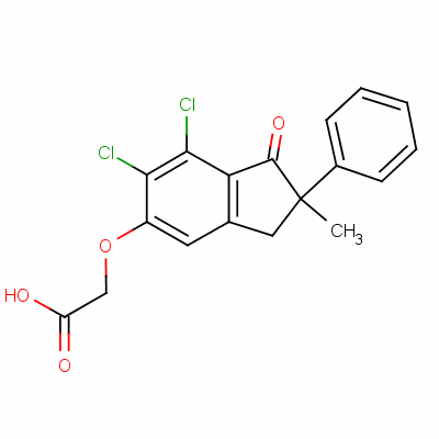 IndacrinoneStructure,57296-63-6Structure Indacrinone Structure,57296-63-6Structure