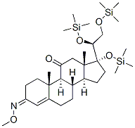 (20S)-3-(methoxyimino)-17,20,21-tris(trimethylsiloxy)pregn-4-en-11-oneStructure,57325-73-2Structure (20S)-3-(methoxyimino)-17,20,21-tris(trimethylsiloxy)pregn-4-en-11-one Structure,57325-73-2Structure