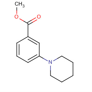 3-(1-哌啶基)苯甲酸甲酯結(jié)構(gòu)式_57489-59-5結(jié)構(gòu)式