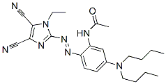 2-[2-(乙?；被?-4-(二丁基氨基)苯基氮雜]-1-乙基-1H-咪唑-4,5-二甲腈結(jié)構(gòu)式_57563-19-6結(jié)構(gòu)式