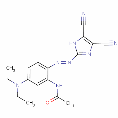 N-[2-[(4,5-二氰基-1H-咪唑-2-基)氮雜]-5-(二乙基氨基)苯基]乙酰胺結構式_57564-13-3結構式