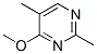 (7CI,8CI,9CI)-4-甲氧基-2,5-二甲基嘧啶結(jié)構(gòu)式_5767-72-6結(jié)構(gòu)式
