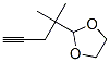 1,3-Dioxolane, 2-(1,1-dimethyl-3-butynyl)-(9ci)Structure,57671-63-3Structure 1,3-Dioxolane, 2-(1,1-dimethyl-3-butynyl)-(9ci) Structure,57671-63-3Structure