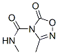 1,2,4-Oxadiazole-4(5h)-carboxamide, n,3-dimethyl-5-oxo-Structure,57689-41-5Structure 1,2,4-Oxadiazole-4(5h)-carboxamide, n,3-dimethyl-5-oxo- Structure,57689-41-5Structure