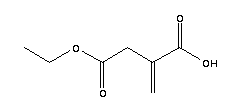 衣康酸單乙酯結(jié)構(gòu)式_57718-07-7結(jié)構(gòu)式