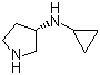 (S)-N-環(huán)丙基吡咯烷-3-胺結構式_577776-80-8結構式