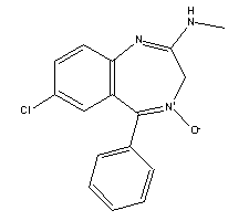 ChlordiazepoxideStructure,58-25-3Structure Chlordiazepoxide Structure,58-25-3Structure