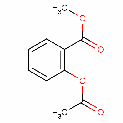 乙酰水楊酸甲酯結(jié)構(gòu)式_580-02-9結(jié)構(gòu)式