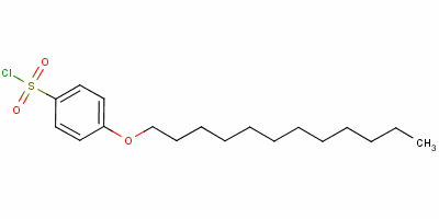 P-(十二基氧基)苯磺酰氯結(jié)構(gòu)式_58076-34-9結(jié)構(gòu)式