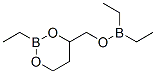 (2-Ethyl-1,3,2-dioxaborinan-4-yl)methyl diethylborinateStructure,58163-61-4Structure (2-Ethyl-1,3,2-dioxaborinan-4-yl)methyl diethylborinate Structure,58163-61-4Structure