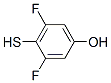 Phenol ,3,5-difluoro-4-mercapto-(9ci)Structure,581793-28-4Structure Phenol ,3,5-difluoro-4-mercapto-(9ci) Structure,581793-28-4Structure