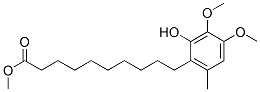 10-(2-Hydroxy-3,4-dimethoxy-6-methylphenyl)decanoic acid methyl esterStructure,58185-89-0Structure 10-(2-Hydroxy-3,4-dimethoxy-6-methylphenyl)decanoic acid methyl ester Structure,58185-89-0Structure