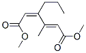 (2E,4z)-3-methyl-4-propyl-2,4-hexadienedioic acid dimethyl esterStructure,58367-44-5Structure (2E,4z)-3-methyl-4-propyl-2,4-hexadienedioic acid dimethyl ester Structure,58367-44-5Structure