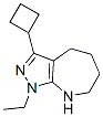 (9ci)-3-環(huán)丁基-1-乙基-1,4,5,6,7,8-六氫-吡唑并[3,4-b]氮雜卓結構式_583812-38-8結構式
