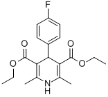 Diethyl 1,4-dihydro-2,6-dimethyl-4-(4-fluorophenyl)-3,5-pyridinedicarboxylateStructure,58395-00-9Structure Diethyl 1,4-dihydro-2,6-dimethyl-4-(4-fluorophenyl)-3,5-pyridinedicarboxylate Structure,58395-00-9Structure