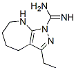 (9ci)-3-乙基-5,6,7,8-四氫-吡唑并[3,4-b]氮雜卓-1(4h)-羧酰胺結構式_585520-64-5結構式
