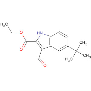 Ethyl 5-tert-butyl-3-formyl-1h-indole-2-carboxylateStructure,586336-73-4Structure Ethyl 5-tert-butyl-3-formyl-1h-indole-2-carboxylate Structure,586336-73-4Structure