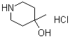 4-Piperidinol, 4-methyl-, hydrochlorideStructure,586375-35-1Structure 4-Piperidinol, 4-methyl-, hydrochloride Structure,586375-35-1Structure