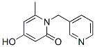 (9ci)-4-羥基-6-甲基-1-(3-吡啶甲基)-2(1H)-吡啶酮結(jié)構(gòu)式_586378-89-4結(jié)構(gòu)式