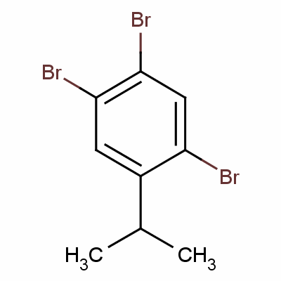 2,4,5-三溴異丙基苯結(jié)構(gòu)式_58683-70-8結(jié)構(gòu)式