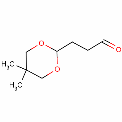5,5-Dimethyl-1,3-dioxane-2-propionaldehydeStructure,58697-03-3Structure 5,5-Dimethyl-1,3-dioxane-2-propionaldehyde Structure,58697-03-3Structure