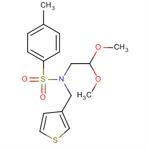 N-(2,2-dimethoxyethyl)-4-methyl-n-(thiophen-3-ylmethyl)benzenesulfonamideStructure,58754-96-4Structure N-(2,2-dimethoxyethyl)-4-methyl-n-(thiophen-3-ylmethyl)benzenesulfonamide Structure,58754-96-4Structure