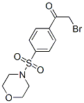 2-溴-1-[4-(嗎啉-4-磺?；?苯基]乙酮結構式_58760-59-1結構式