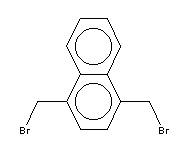 1,4-Bis(bromomethyl)naphthaleneStructure,58791-49-4Structure 1,4-Bis(bromomethyl)naphthalene Structure,58791-49-4Structure