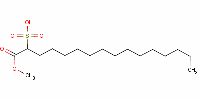 1-Methoxy-1-oxohexadecane-2-sulphonic acidStructure,58849-75-5Structure 1-Methoxy-1-oxohexadecane-2-sulphonic acid Structure,58849-75-5Structure