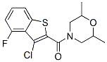 (9ci)-4-[(3-氯-4-氟苯并[b]噻吩-2-基)羰基]-2,6-二甲基-嗎啉結(jié)構(gòu)式_588674-15-1結(jié)構(gòu)式
