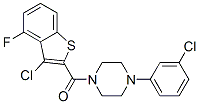 (9ci)-1-[(3-氯-4-氟苯并[b]噻吩-2-基)羰基]-4-(3-氯苯基)-哌嗪結(jié)構(gòu)式_588675-51-8結(jié)構(gòu)式