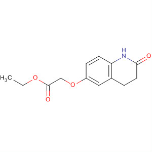 Ethyl 2-(1,2,3,4-tetrahydro-2-oxoquinolin-6-yloxy)acetateStructure,58900-90-6Structure Ethyl 2-(1,2,3,4-tetrahydro-2-oxoquinolin-6-yloxy)acetate Structure,58900-90-6Structure