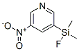 Pyridine, 3-(fluorodimethylsilyl)-5-nitro-(9ci)Structure,593287-43-5Structure Pyridine, 3-(fluorodimethylsilyl)-5-nitro-(9ci) Structure,593287-43-5Structure