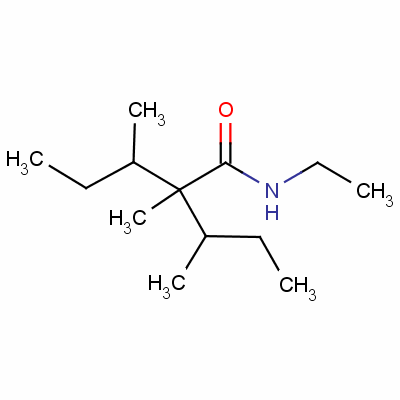 2-Sec-butyl-n-ethyl-2,3-dimethylvaleramideStructure,59410-27-4Structure 2-Sec-butyl-n-ethyl-2,3-dimethylvaleramide Structure,59410-27-4Structure