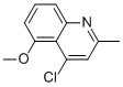 4-Chloro-5-methoxy-2-methyl-quinolineStructure,59611-54-0Structure 4-Chloro-5-methoxy-2-methyl-quinoline Structure,59611-54-0Structure
