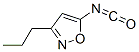 Isoxazole,5-isocyanato-3-propyl-(9ci)Structure,59669-72-6Structure Isoxazole,5-isocyanato-3-propyl-(9ci) Structure,59669-72-6Structure