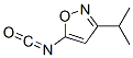 Isoxazole,5-isocyanato-3-(1-methylethyl)-(9ci)Structure,59669-73-7Structure Isoxazole,5-isocyanato-3-(1-methylethyl)-(9ci) Structure,59669-73-7Structure