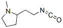 (9CI)-2-(2-異氰酰基乙基)-1-甲基-吡咯烷結(jié)構(gòu)式_596826-70-9結(jié)構(gòu)式