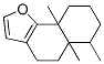 4,5,5a,6,7,8,9,9a-八氫-5a,6,9a-三甲基萘并[1,2-b]呋喃結(jié)構(gòu)式_59805-75-3結(jié)構(gòu)式