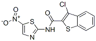 (9ci)-3-氯-n-(5-硝基-2-噻唑)-苯并[b]噻吩-2-羧酰胺結構式_600122-20-1結構式