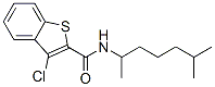 Benzo[b]thiophene-2-carboxamide, 3-chloro-n-(1,5-dimethylhexyl)-(9ci) Structure,600122-30-3Structure