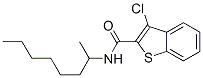 Benzo[b]thiophene-2-carboxamide, 3-chloro-n-(1-methylheptyl)-(9ci) Structure,600122-33-6Structure