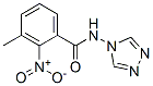 Benzamide, 3-methyl-2-nitro-n-4h-1,2,4-triazol-4-yl-(9ci)Structure,600126-55-4Structure Benzamide, 3-methyl-2-nitro-n-4h-1,2,4-triazol-4-yl-(9ci) Structure,600126-55-4Structure