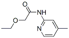Acetamide, 2-ethoxy-n-(4-methyl-2-pyridinyl)-(9ci)Structure,600139-25-1Structure Acetamide, 2-ethoxy-n-(4-methyl-2-pyridinyl)-(9ci) Structure,600139-25-1Structure