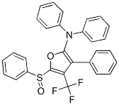  n,n,3-三苯基-5-(苯基亞磺?；?-4-(三氟甲基)-2-呋喃胺結(jié)構(gòu)式_600158-16-5結(jié)構(gòu)式