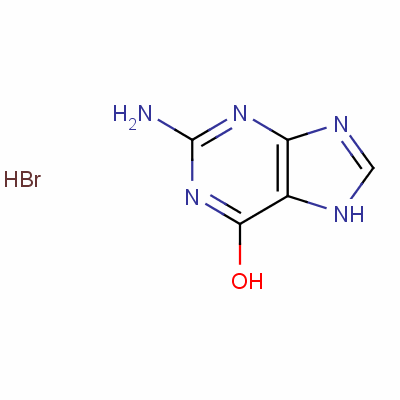 2-Amino-1,7-dihydro-6h-purin-6-one monohydrobromideStructure,60049-89-0Structure 2-Amino-1,7-dihydro-6h-purin-6-one monohydrobromide Structure,60049-89-0Structure