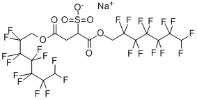 Bis(2,2,3,3,4,4,5,5,6,6,7,7-dodecafluoroheptyl)sulfosuccinate sodium saltStructure,60131-27-3Structure Bis(2,2,3,3,4,4,5,5,6,6,7,7-dodecafluoroheptyl)sulfosuccinate sodium salt Structure,60131-27-3Structure