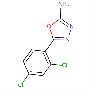 5-(2,4-Dichlorophenyl)-1,3,4-oxadiazol-2-amineStructure,60160-13-6Structure 5-(2,4-Dichlorophenyl)-1,3,4-oxadiazol-2-amine Structure,60160-13-6Structure