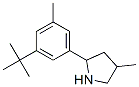 (9CI)-2-[3-(1,1-二甲基乙基)-5-甲基苯基]-4-甲基-吡咯烷結構式_603068-87-7結構式